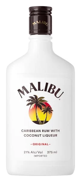 Malibu Coconut 375ml Rum 42Prf 1 Malibu Coconut 375ml Rum 42Prf