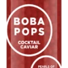 Boba Pops Cocktail Caviar Strawberry Vodka Pearls 375ml