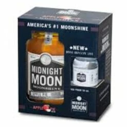 Junior Johnson 'Midnight Moon' Apple Pie Glass Gift Set