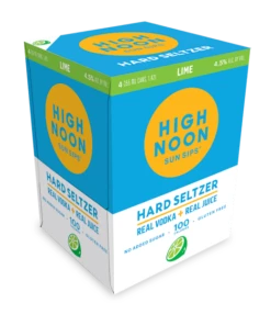 High Noon 'Lime' Vodka And Soda 4-355ml Cans