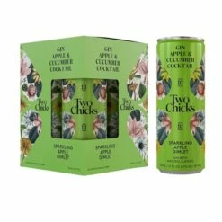 Two Chicks 'Sparkling Apple Gimlet' 4-355ml Cans