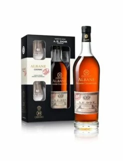 A.E. Dor 'Number One' Albane W/2 Glass Gift Set Cognac