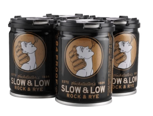 Hochstadters Slow & Low Rock & Rye 4-100ml Cans 1 Hochstadters Slow & Low Rock & Rye 4-100ml Cans