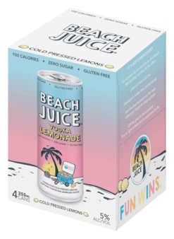 Beach Juice Vodka Lemonade Cocktail 4-355ml Cans