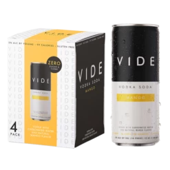VIDE Mango Vodka And Seltzer 4-355ml Cans