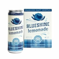 Maine Craft Blueshine Lemonade 4-12oz Cans
