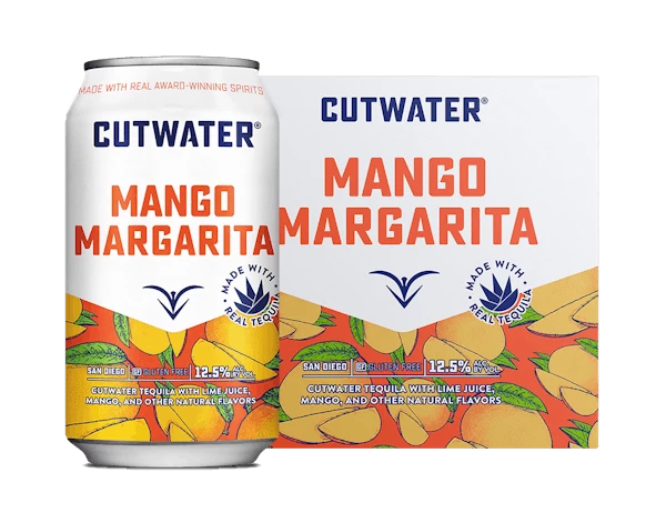 Cutwater Spirits Mango Margherita 4-355ml Cans 1 Cutwater Spirits Mango Margherita 4-355ml Cans