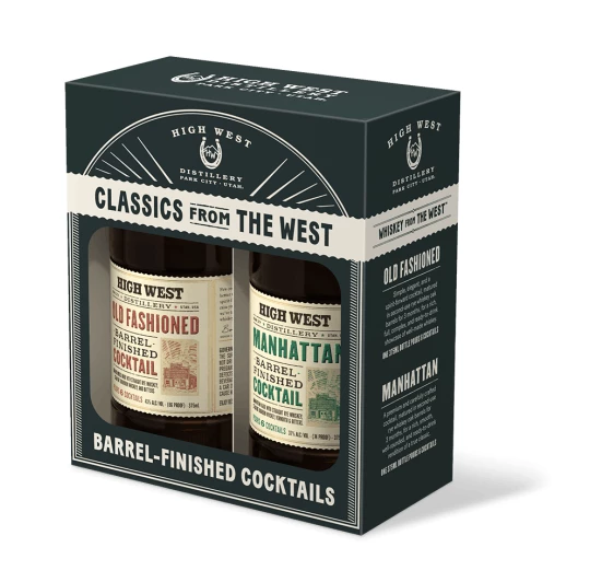 High West 2pk-Gift Pack Manhattan/Old Fashioned 375ml 1 High West 2pk-Gift Pack Manhattan/Old Fashioned 375ml