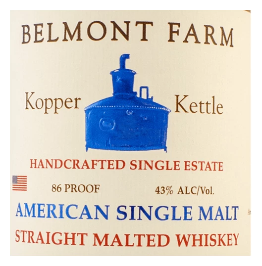 Belmont Farms Kopper Kettle American Single Malt 750ml 1 Belmont Farms Kopper Kettle American Single Malt 750ml