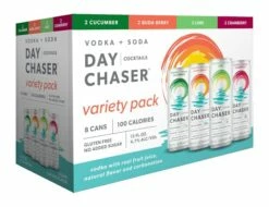 Day Chaser Cocktails Variety Vodka Soda 8-12oz Cans