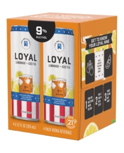 Loyal 9 Cocktails Lemonade And Iced Tea 4-12oz