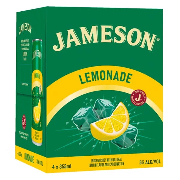 Jameson & Lemonade Cocktail 4-355ml Cans 1 Jameson & Lemonade Cocktail 4-355ml Cans