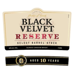 Black Velvet 10year Canadian Reserve Whiskey 1.75L