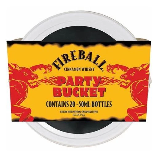 Fireball Cinnamon Party Buckets 20-50ml Bottles 1 Fireball Cinnamon Party Buckets 20-50ml Bottles