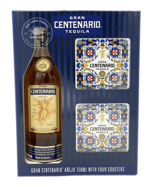 Gran Centenario Anejo 750ml W/Coasters Gift Set 1 Gran Centenario Anejo 750ml W/Coasters Gift Set