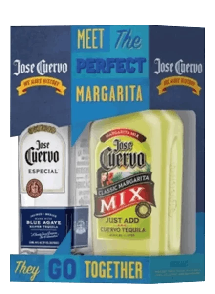 Jose Cuervo Silver Gift Set With 1% Margarita Tequila 1 Jose Cuervo Silver Gift Set With 1% Margarita Tequila