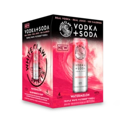 White Claw Vodka Soda Watermelon 4-12oz Cans