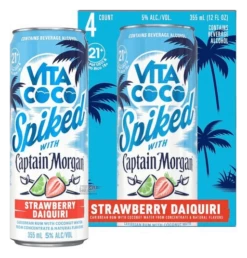 Captain Morgan Vita Coco Straw/Daiquiri 4-355ml Cans
