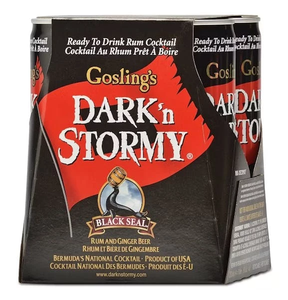 Gosling's Dark 'n Stormy 4-355ml Cans 1 Gosling's Dark 'n Stormy 4-355ml Cans