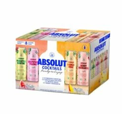Absolut 'Ready To Enjoy' Variety Pack 8-355ml Cans