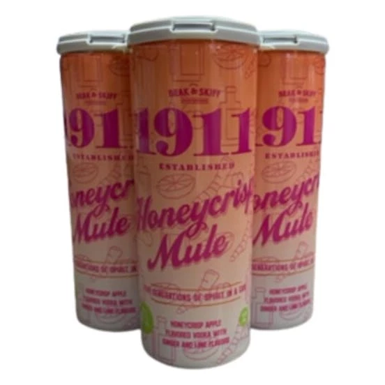 1911 Spirits & Ciders Honeycrisp Mule 4-355ml Cans 1 1911 Spirits & Ciders Honeycrisp Mule 4-355ml Cans