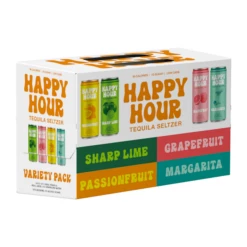 Happy Hour Tequila Seltzer Variety Pack 8-355ml Cans