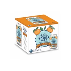 Fabrizia 'Blood Orange' Vodka Soda 4-355ml Cans