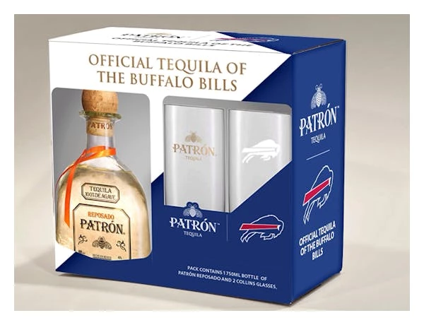 Patron Reposado Buffalo Bills Gift Set 750ml 1 Patron Reposado Buffalo Bills Gift Set 750ml