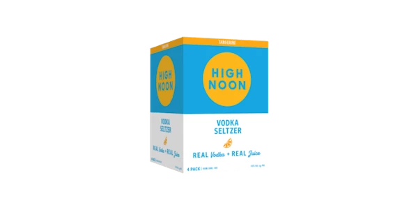 High Noon 'Tangerine' Vodka & Soda 4-355ml Cans 1 High Noon 'Tangerine' Vodka & Soda 4-355ml Cans