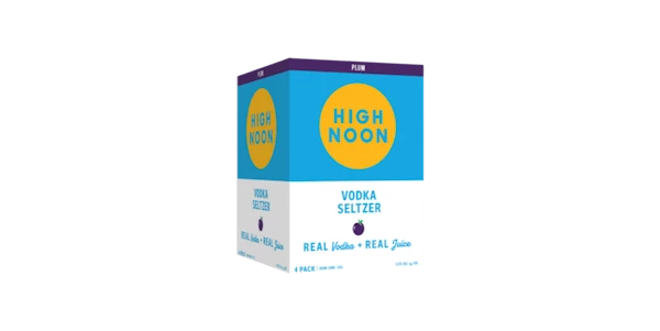 High Noon 'Plum' Vodka & Soda 4-355ml Cans 1 High Noon 'Plum' Vodka & Soda 4-355ml Cans