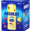 Absolut Cocktails Ocean Spray Vodka Cran-Pineapple 4-355ml
