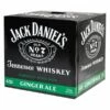 Jack Daniels Whiskey & Ginger Ale 4-355ml Cans